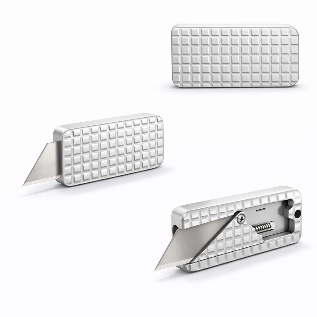 Rivtec Auto-Retracting EDC Utility Tool With Keyring Hole