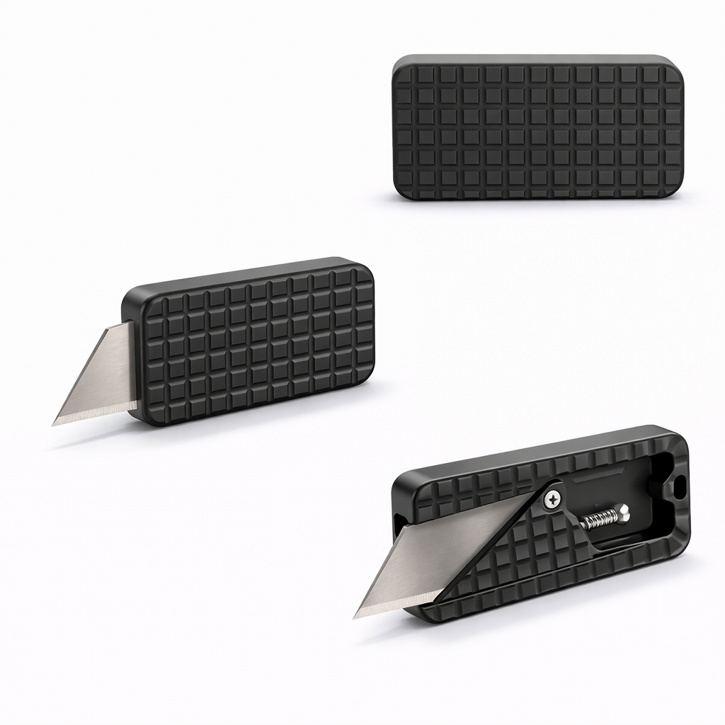 Rivtec Auto-Retracting EDC Utility Tool With Keyring Hole