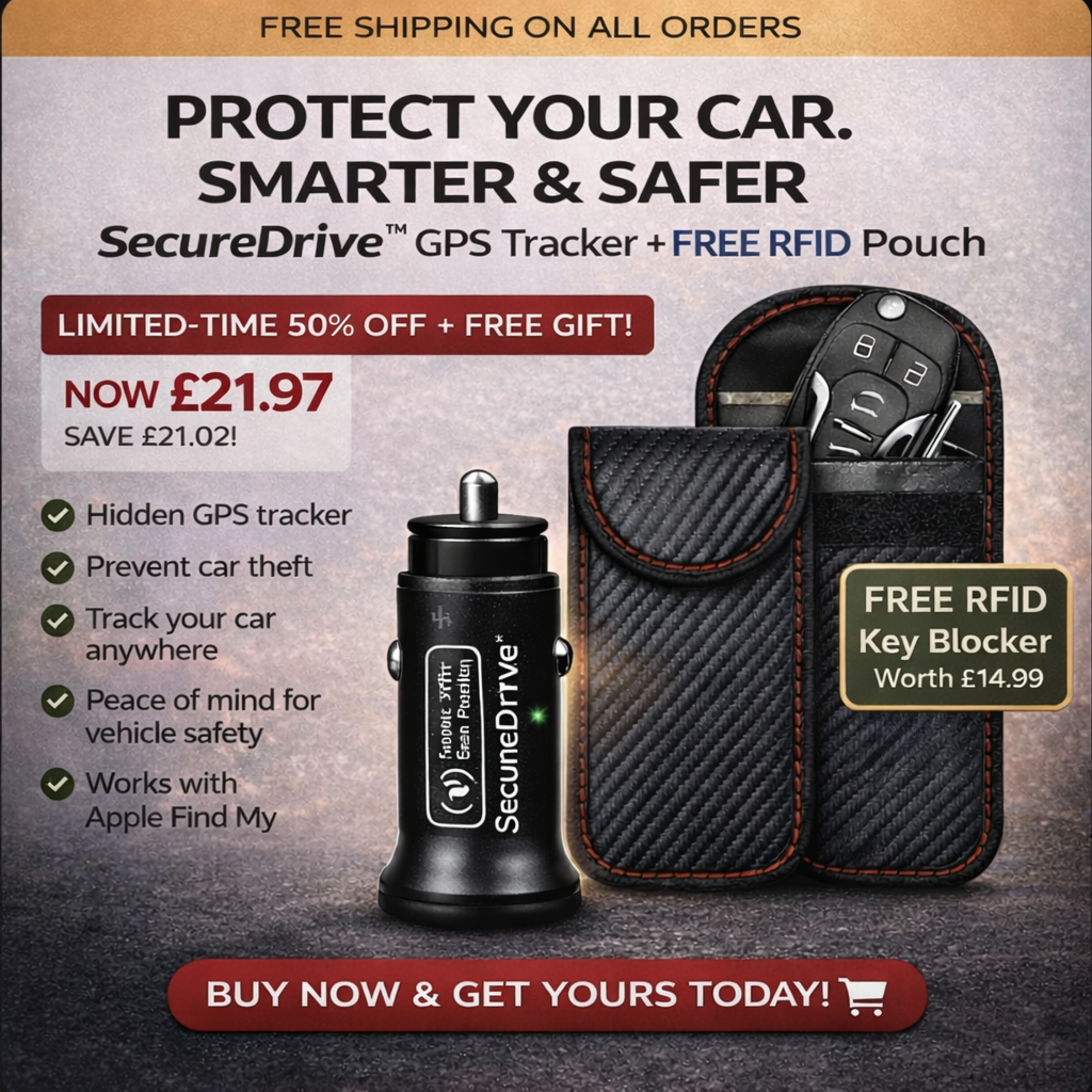 SecureDrive™ GPS Tracker with USB-C & A Power