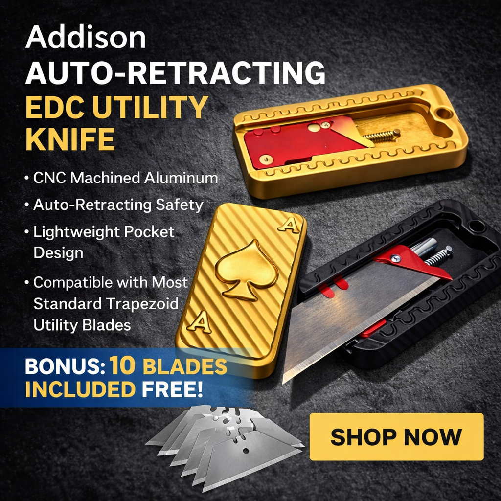 Rivtec Auto-Retracting EDC Utility Tool With Keyring Hole