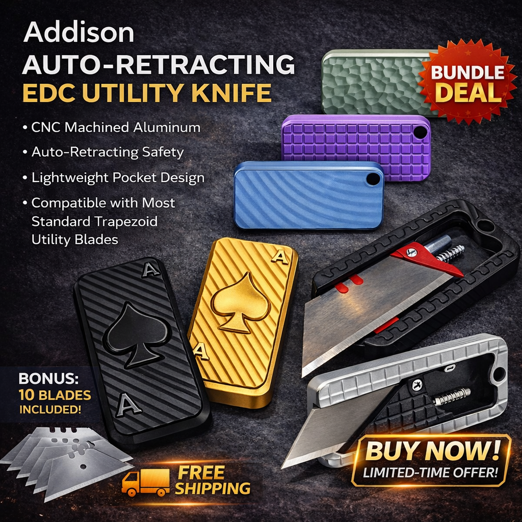 Rivtec Auto-Retracting EDC Utility Tool With Keyring Hole