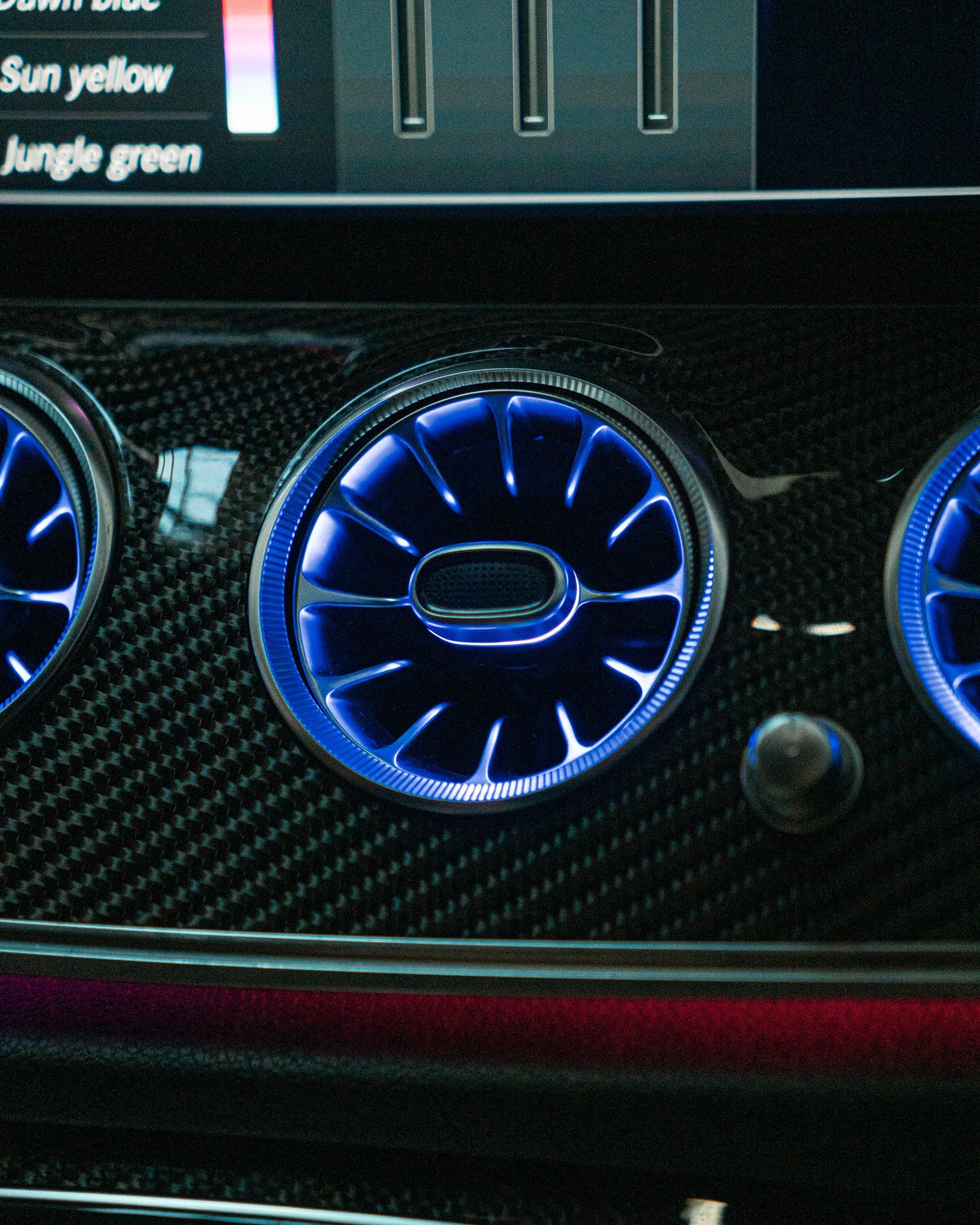 Mercedes W213 E class Saloon Ambient Air-vent With 3D Speaker