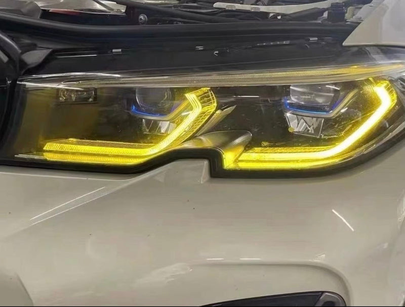 BMW 3 Series G20 G21 G28 Yellow Daytime Running Lights — Rivtec Auto Retrofits