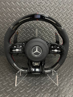 Mercedes A C E Class Carbon Fibre LED Steering Wheel — Rivtec Auto Retrofits
