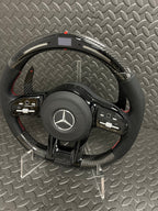 Mercedes A C E Class Carbon Fibre LED Steering Wheel — Rivtec Auto Retrofits