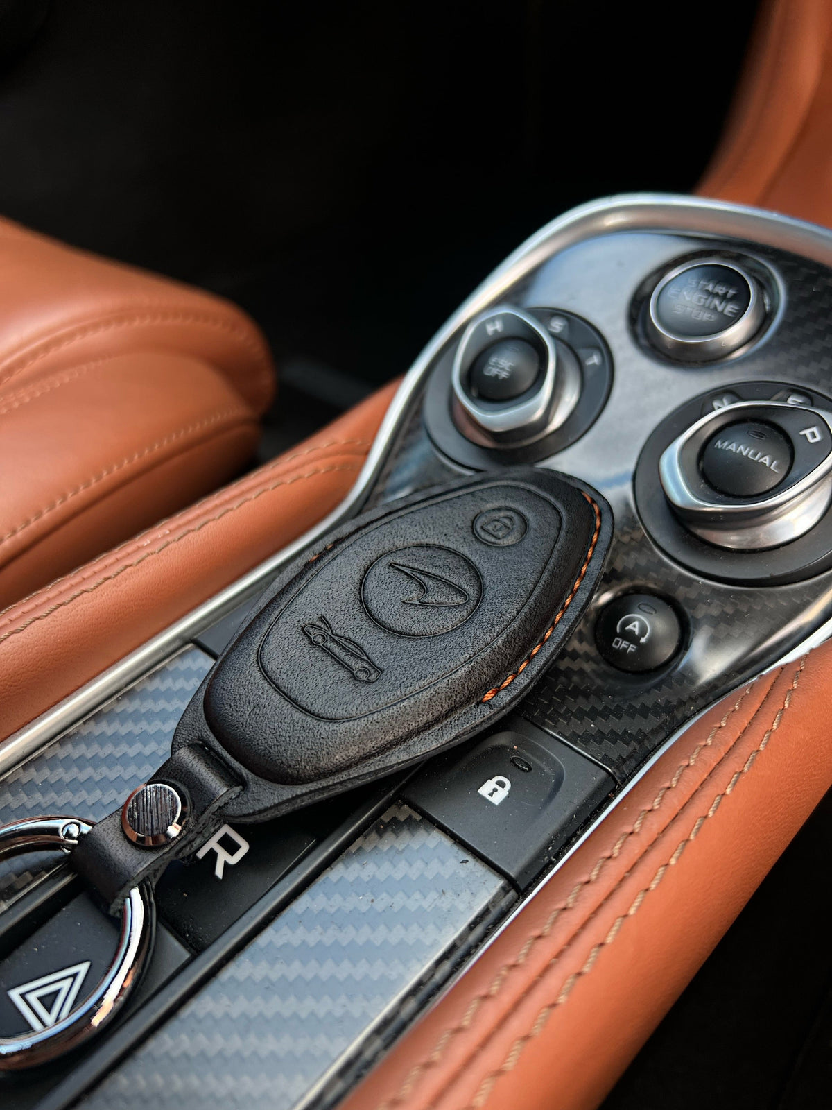 Mclaren Leather Key Cover 540, 570, 600lt, 720S, 765LT — Rivtec Auto Retrofits
