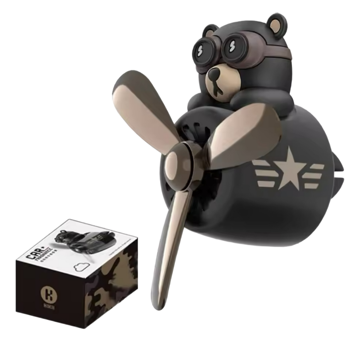 Pilot Bear Car Air Freshener