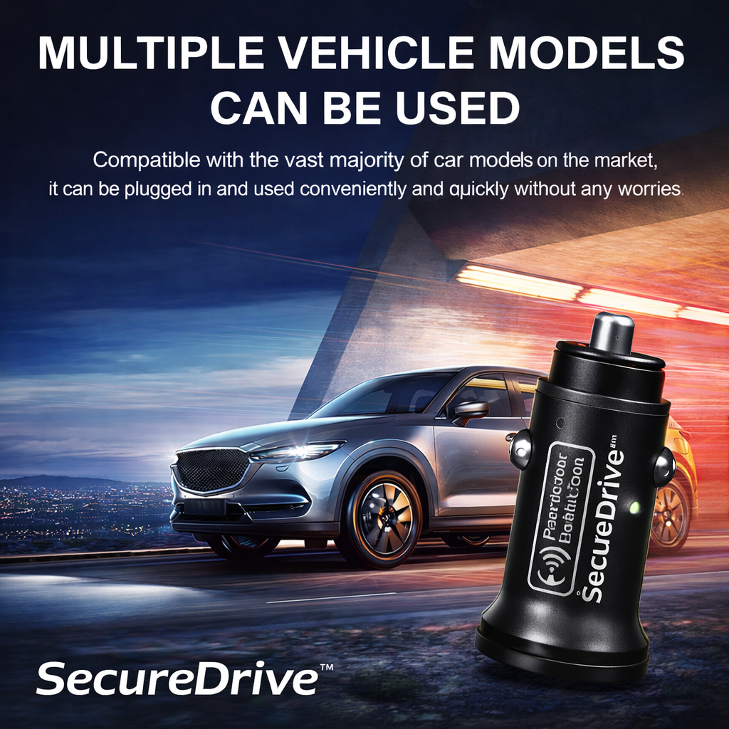 SecureDrive™ GPS Tracker with USB-C & A Power