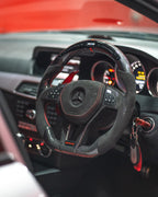Mercedes W204 C,E Class Carbon Fibre LED Steering Wheel — Rivtec Auto Retrofits