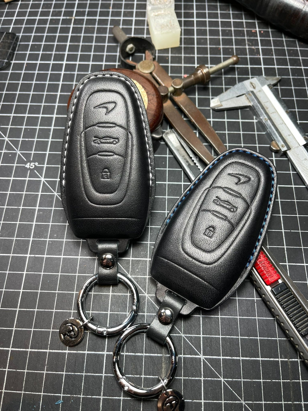 Mclaren Leather Key Cover Mclaren Artura — Rivtec Auto Retrofits
