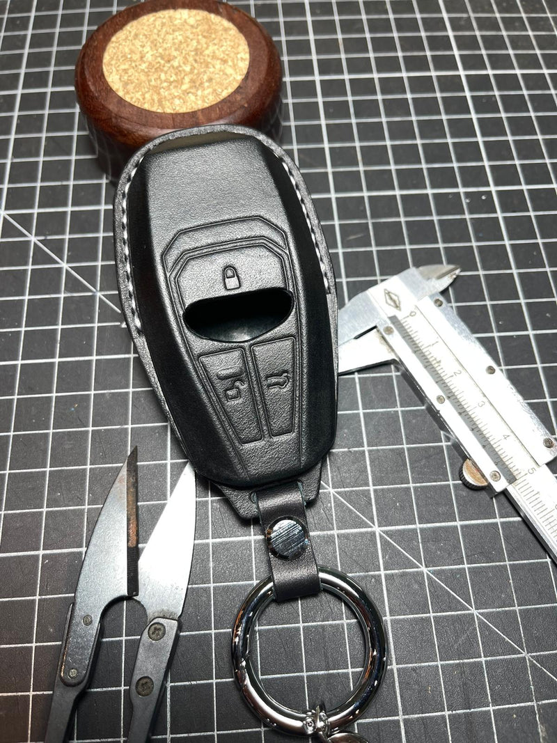Aston Martin Leather Key Fob Cover DB9 DB11 DBX DBS Vantage zagato Rapide — Rivtec Auto Retrofits