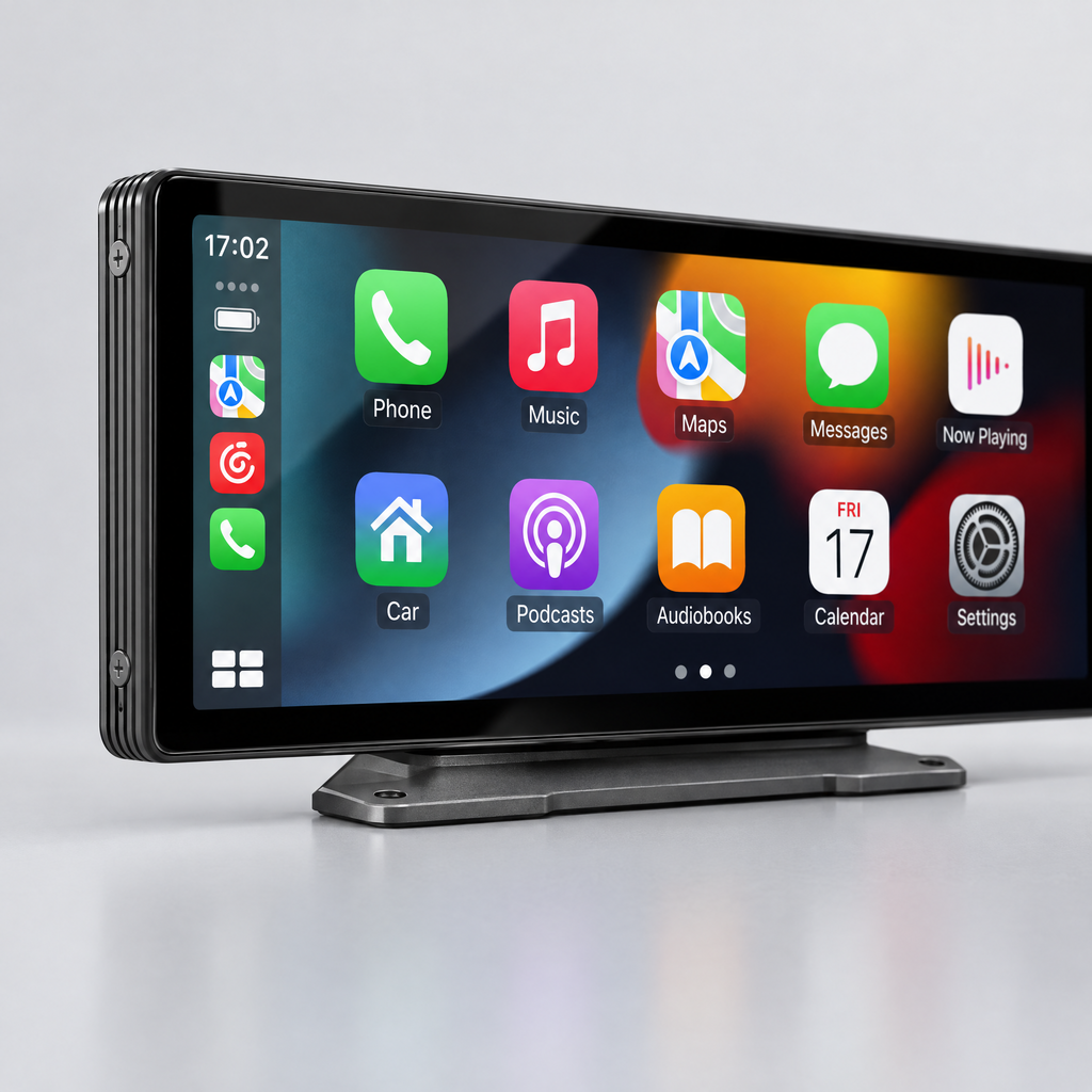 DashView Pro screen edge and dashboard base close-up